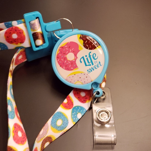 Life is sweet ribbon - Name tag ID badge